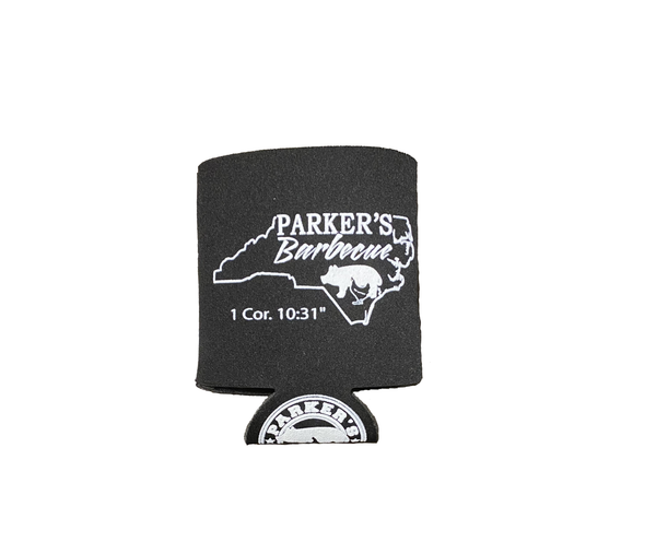 Mail order Koozies with Parker's BBQ logos