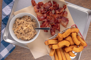 Parker's Whole Hog  Eastern NC BBQ, Bacon & Hushpuppies