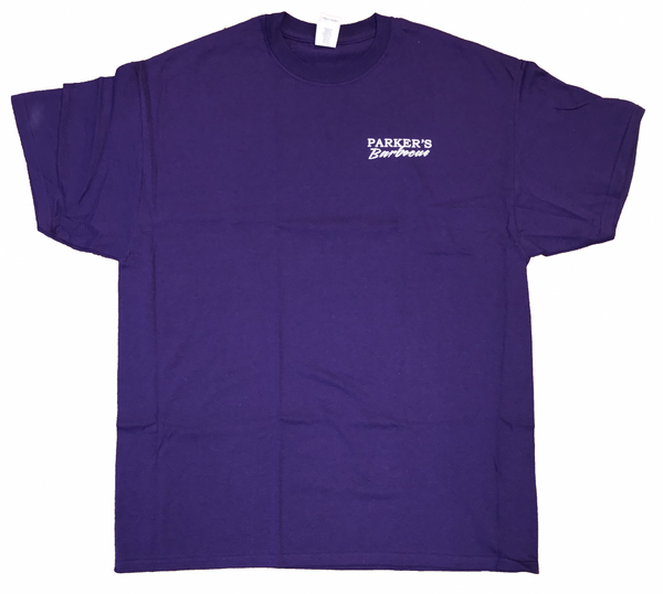 Parkers Barbecue Apparel Dark Purple Store One LOGO Mail ordered anywhere in the United States.