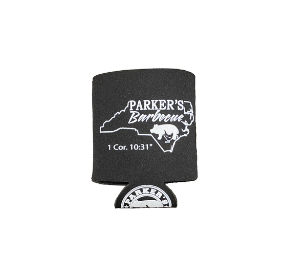 Mail order Koozies with Parker's BBQ logos 