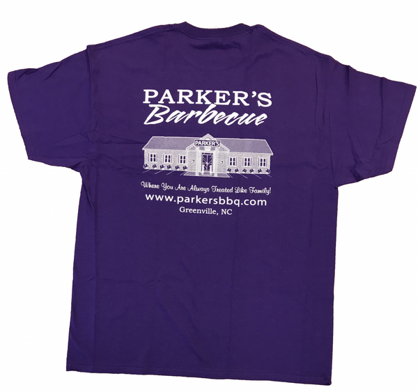 Parkers Barbecue Apparel Dark Purple Store One LOGO Mail ordered anywhere in the United States.