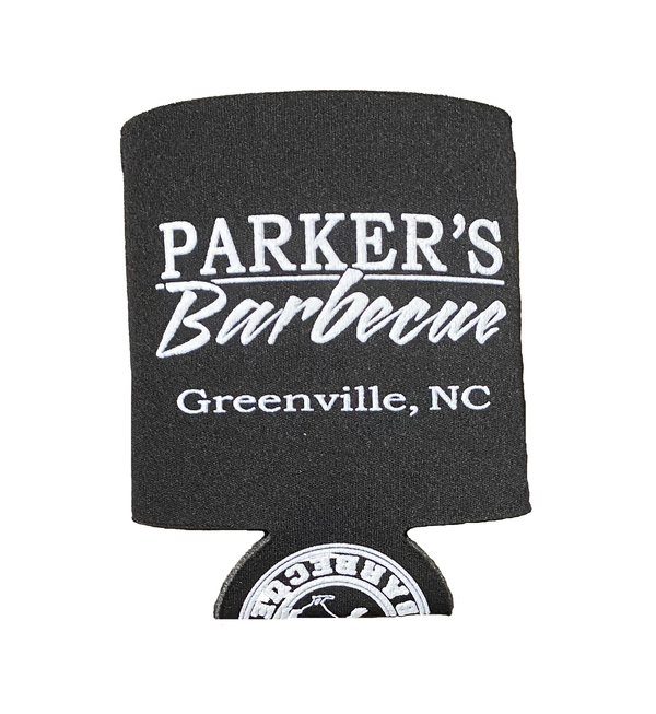 Mail order Koozies with Parker's BBQ logos 