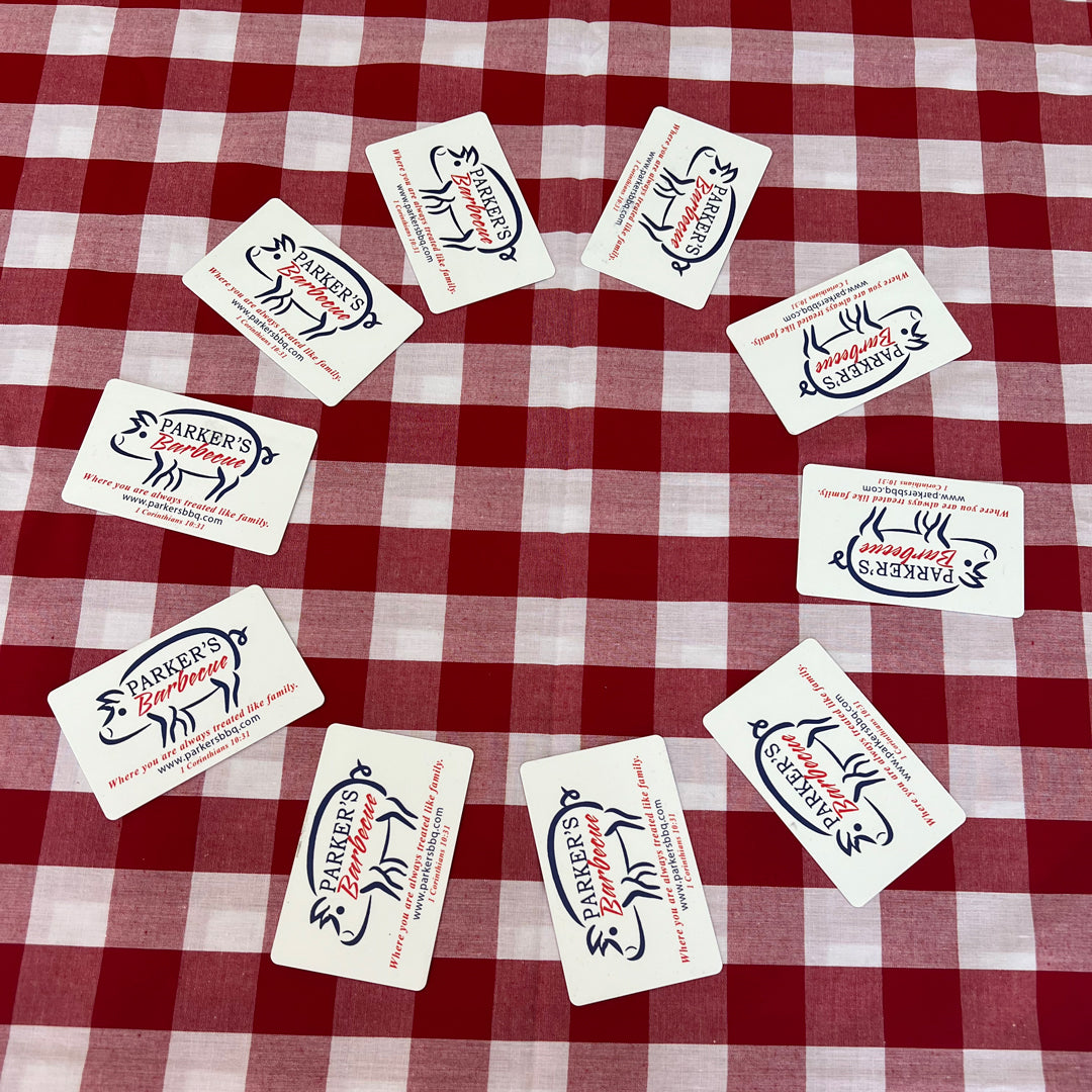 Parker's BBQ In Store Gift Card (Local Pickup Only) Parkersbbq